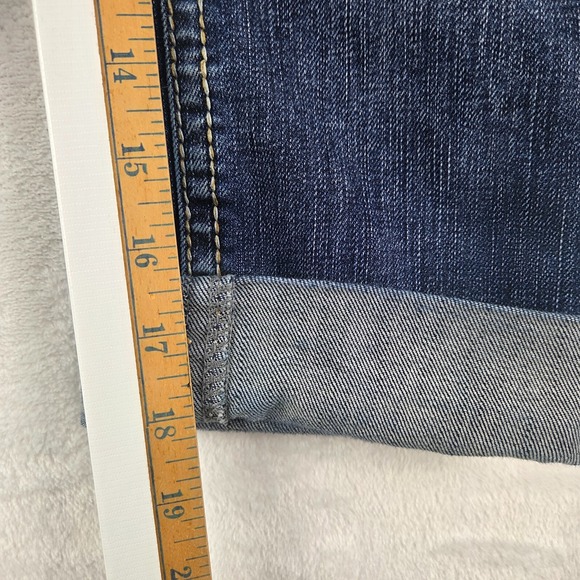 Silver Jeans‎ Aiko Capri W25 Dark Wash Cuffed Denim Stretch Cropped Jeans - Picture 11 of 11